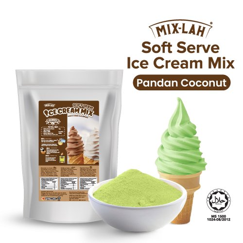 Pandan Coconut Soft Serve